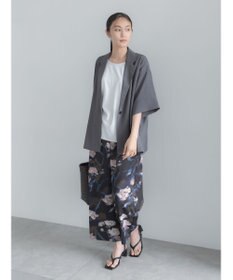 Te chichi 麻調ハーフスリーブジャケット