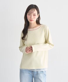 earth music&ecology レイヤード風テレコプルオーバー