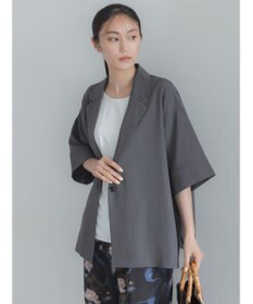Te chichi 麻調ハーフスリーブジャケット