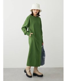 Green Parks ミニ裏毛ワンピース