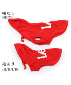 PET PARADISE 犬の服 犬 服 秋冬 Ｌｅｅ パーカー 【小型犬】 白 ロゴ レッド イエロー