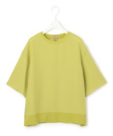 ICB 【新色追加・洗える】 FluidBackSatin Tブラウス