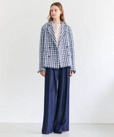 BEIGE， FRANKLIN / ドレープタックワイドパンツ