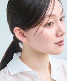 Phoebe 【金属アレルギー対応】パワーストーンバーピアス　シトリン/天然石