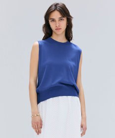 BEIGE， 【洗える】VALOIS / バックシフォンレーヤードニット