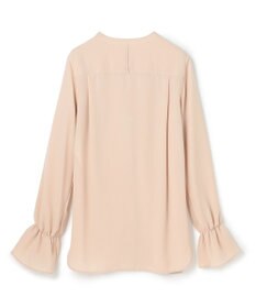 BEIGE， 【WEB限定・洗える】CLARION / バンドカラーフリルブラウス