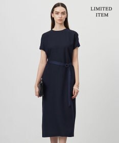 ICB L 【WEB限定・接触冷感・UVケア・速乾・防シワ・洗える】 FluidBackSatin  ワンピース