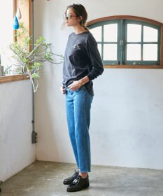 23区 【SLOW】コンパクトシングルジャージー ロゴ Tシャツ