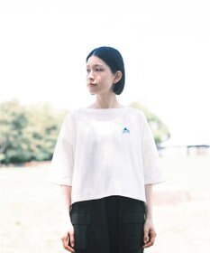 SHARE PARK LADIES 【UVカット・吸水速乾・ストレッチ・軽量 】エンブレムショートTシャツ（S・Mサイズ）