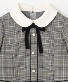 組曲 KIDS 【110-140cm】グレンチェック ワンピース