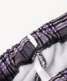 ANY KIDS レースアップ 裏シャギーワイドパンツ