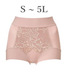 BRADELIS New York 【BRADELIS NewYork peace】綿混フィットレースショーツ25 深め 補正下着 ヒップアップ 美尻