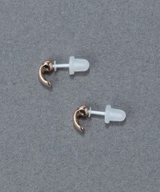 Phoebe 〈金属アレルギー対応〉リトルビーンセラミックポストピアス 小粒/ミニサイズ/小さい/定番