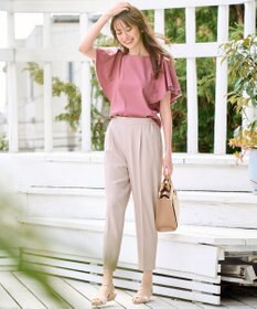 ANY SIS 【接触冷感】360°好印象フリルスリーブ カットソー