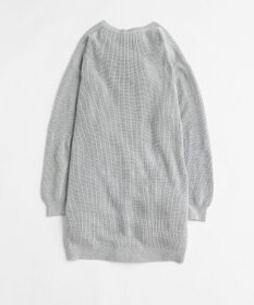 LENO V NECK ONEPIECE　Vネックニットワンピース