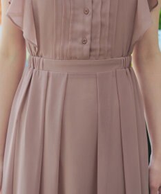 Tiaclasse L 【新色追加】フレアスリーブワンピース