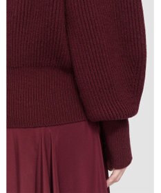 JOSEPH ニューカーディガンステッチ　オープンネックニット