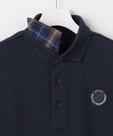 23区GOLF 定番人気【MEN】ハニカムカノコ 長袖ポロシャツ