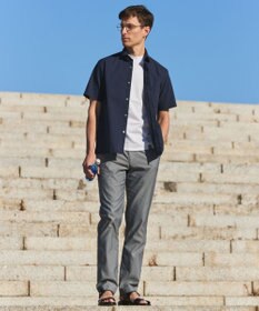 GOTAIRIKU チノ以上スラックス未満のドレス感【接触冷感/吸水速乾/ストレッチ】クールモーション コットンパンツ