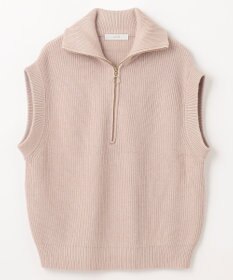 ANY L ハーフジップニットベスト