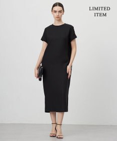 ICB L 【WEB限定・接触冷感・UVケア・速乾・防シワ・洗える】 FluidBackSatin  ワンピース