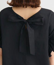 Green Parks ・ＥＬＥＮＣＡＲＥ　ＤＵＥ　バックリボンブラウス