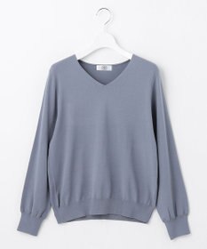 J.PRESS LADIES 【洗える】PRINCE Vネック ニット