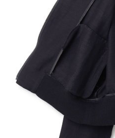 BEIGE， 【洗える】BERNARD / リネンノーカラーラップブルゾン