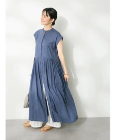 CRAFT STANDARD BOUTIQUE インド綿フレンチスリーブワンピース