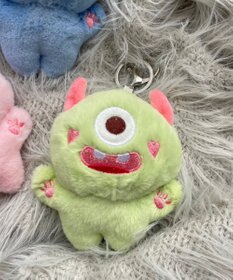 WEGO ハッピーモンスターぬいぐるみキーホルダー