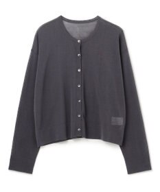 UNFILO 【洗える/接触冷感】 フロスティコットン クロップドカーディガン