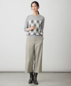 J.PRESS LADIES S ラメツイード クロップド パンツ