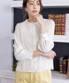 Tiaclasse L 【新色追加】レースブラウス