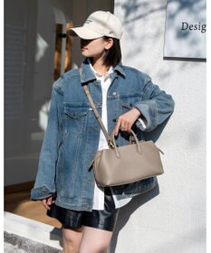 style code [Lyrss/リルス] 2WAY エレガント レザーハンドバッグ