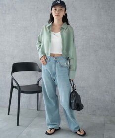 WEGO 【シワになりにくい】シアーショートシャツ