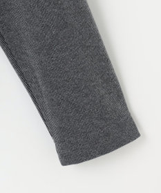 JOSEPH ABBOUD 【保温性/軽量り/ジャパンファブリック】ストライプジャカードジップ  プルオーバー