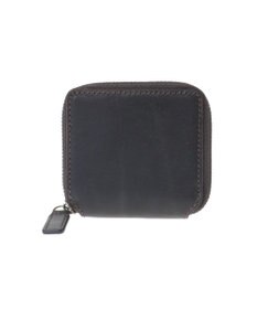 genten スクエアウォレット キップレザーラウンドコインケース