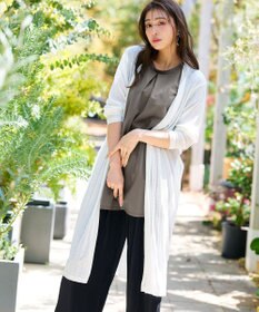 Tiaclasse L 【洗える】ボリュームフレンチカットソーチュニック