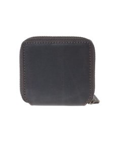 genten スクエアウォレット キップレザーラウンドコインケース
