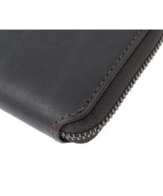 genten スクエアウォレット キップレザーラウンドコインケース