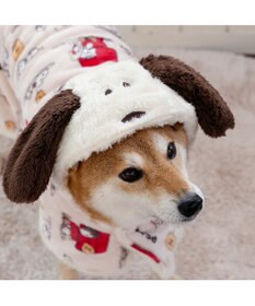 PET PARADISE スヌーピー 着る毛布  《うたたね柄》 中型犬 大型犬