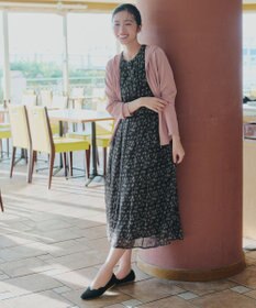 Tiaclasse L 【新色追加】フレアスリーブワンピース