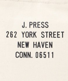 J.PRESS MEN 【120th anniversary】Chenille Patch Tote Bag