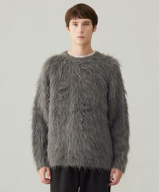 UNFILO MENS 【男女兼用】シャギー クルーネックニット