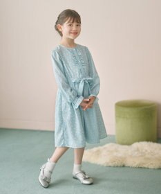 組曲 KIDS 【150-160㎝】フラワーパッチワークワンピース