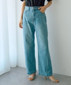YECCA VECCA ルーズストレートデニムパンツ