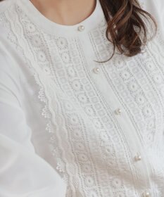 Tiaclasse L 【新色追加】レースブラウス