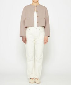 uncrave 【手洗い可】ヴィスコースナイロン ジャガード ニットジャケット（uncrave STANDARD）