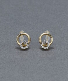 Phoebe 【金属アレルギー対応】【痛くないシリーズ】デリケートビジューライトフィットイヤリング