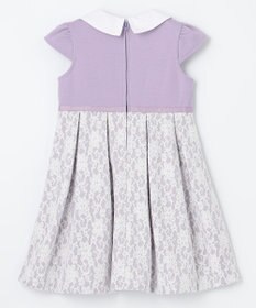 ANY KIDS 襟付きレースボンディングワンピース